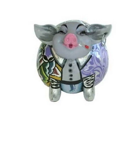 Tom's Drag Collection Scultura Animal Maiale Cedric 4449 - Statua Design Pig, fotografia 6 di 7