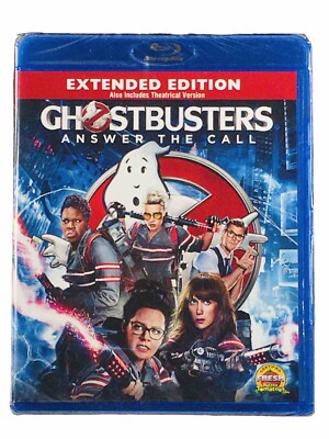 Ghostbusters - Answer The Call (Extended 2016 Blu ray) NR Comedy NEW / NO CODE