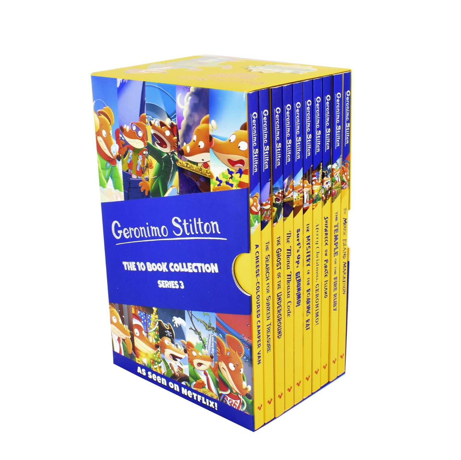Geronimo Stilton The 10 Book Collection (Series 3) Box Set - Age 5-7 - Paperback
