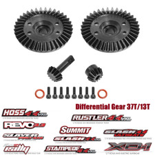 For 1/10 Traxxas Slash 4X4 VXL Steel Differential gear 37T/13T Gear Set Upgrade