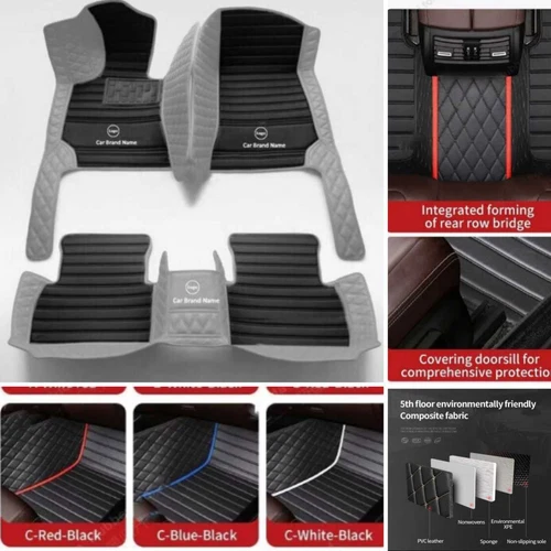 For Ford 1990-2025 Car Floor Mats Custom Pad All Weather Carpet Cargo Liner - Foto 28 di 34