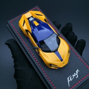 Buonarte 1 43 W Motors Fenyr Supersport 19 Car Model Met Yellow Blue Carbone Ebay