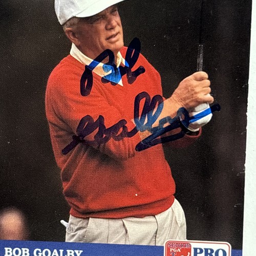 G54 Bob Goal von #245 Pro Set PGA Golf Tour handsignierte signed Autogrammkarte - Bild 3 von 5