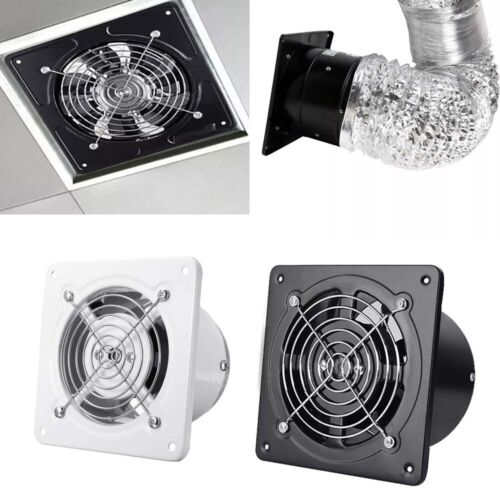 4/6/8/10" Exhaust Fan Ventilation Extractor Fan Wall-Mounted Square Blower USA - Picture 2 of 22