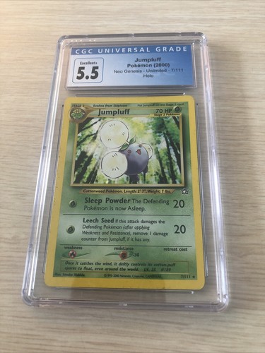 Jumpluff (Unlimited) graded CGC 5.5 for sale on eBay