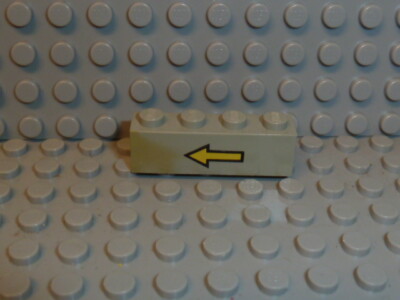 LEGO  1x Space Classic 1 x 4 grau grey 3010p42 Pfeil with Arrow 6952 K338