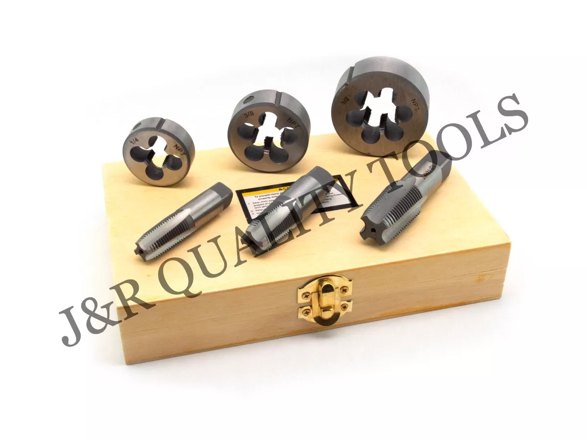 Pipe thread taps and cheap dies