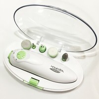HOMESPA - HOMEDICS - 'ON THE GO' PORTABLE MANICURE AND PEDICURE BEAUTY, TOOL SET