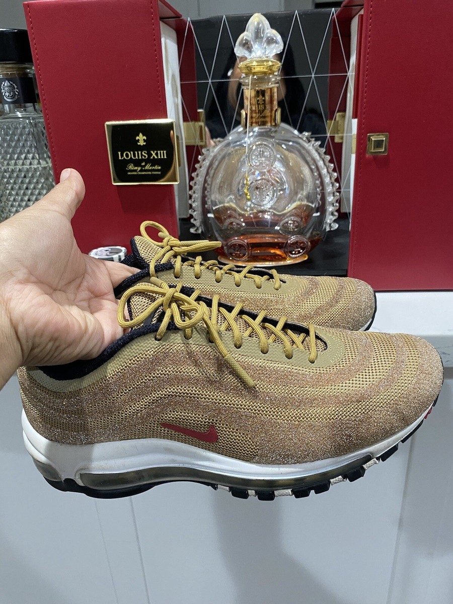Size 8.5 - Nike Air Max 97 LX x Swarovski Metallic Gold 2018