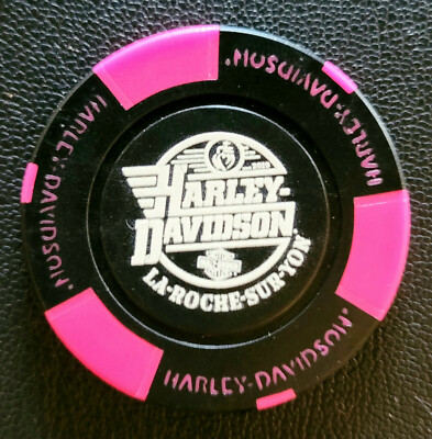 1 Orig. Harley-Davidson Pokerchip '' H-D La Roche sur Yon, Mouilleron, France'' 
