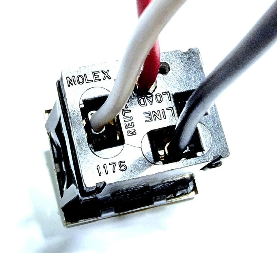 MOLEX 01-121-028, кнопка, желтый, 125VAC, 2AMP, «M», N.C., Molex 1175 - Изображение 3 из 3