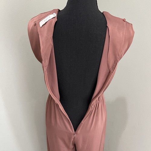 Mono ASTR The Label Satinado Twist Frontal Pierna Ancha En Malva Talla S AP7241 ¡Bonito! - Imagen 16 de 24