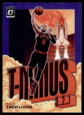 2021-22 Donruss Optic #8 Zach LaVine T-Minus 3...2...1 Purple