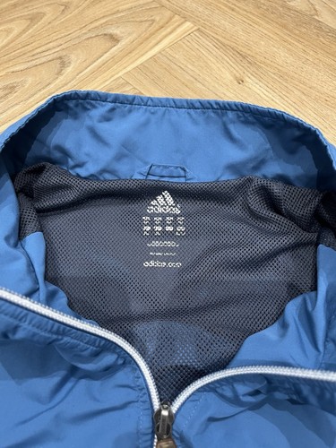Adidas Climalite Retro Full Zip Blue And Grey Track Jacket Men’s XXL - Picture 7 of 12