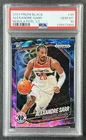 ALEXANDRE SARR PSA 10 2024-25 PANINI PRIZM BLACK #46 ROOKIE NEBULA FOTL RC 1/1