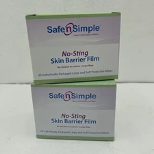 50 SAFE N SIMPLE SNS00807 No sting Skin Barrier Film Exp. 02/2026-27