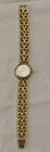 Vintage Seiko women’s gold tone 6 1/2” cocktail bracelet 1n00-1D99 working watch