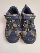 Merrell Boys-Trail Chaser Size 2W Blue/Gray/Green