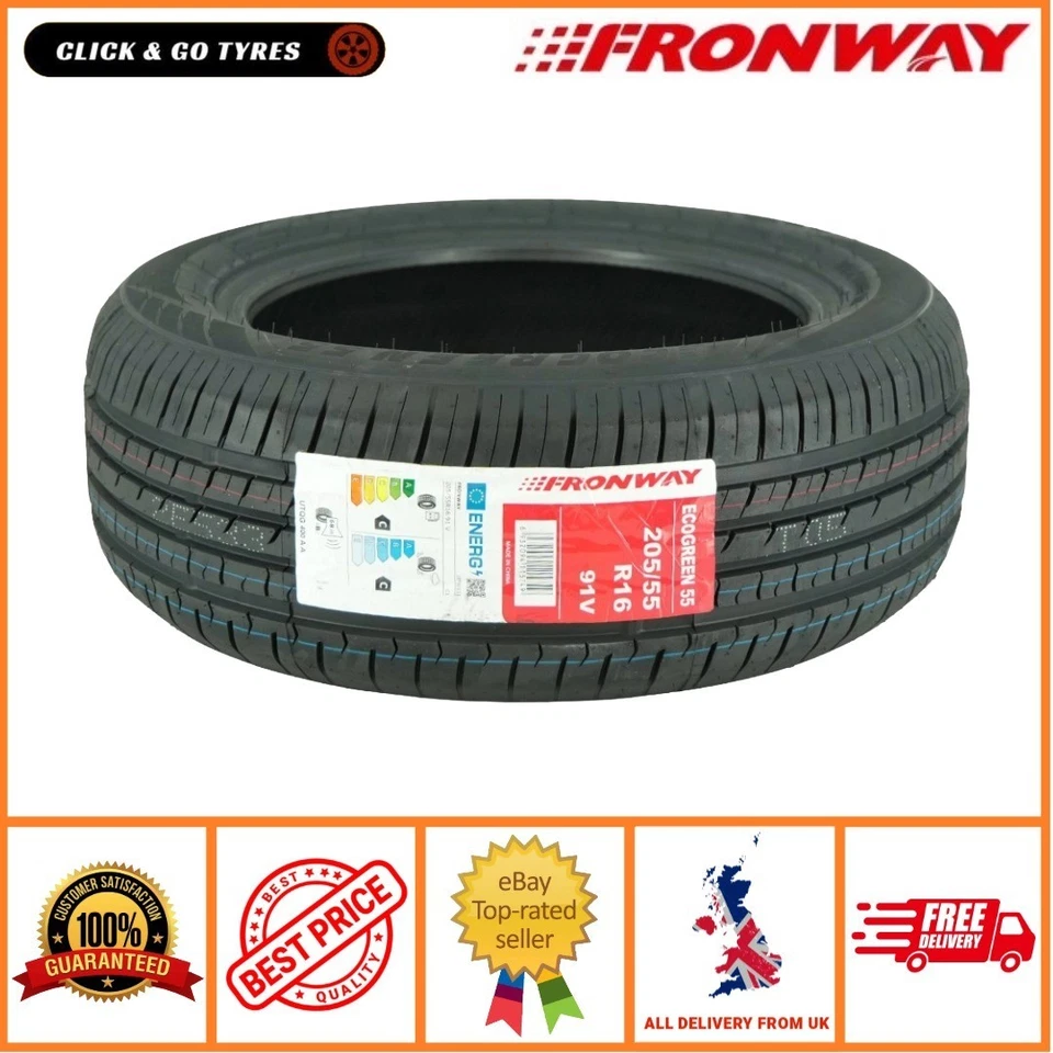 4 x 205/55R16 FRONWAY ECOGREEN55 91V Tyres - High Performance - 205 55 16 - Image 3 of 4
