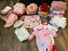 Over 75 pc lot Newborn Baby Girl WINTER clothes NWOT lot bundle carters etc