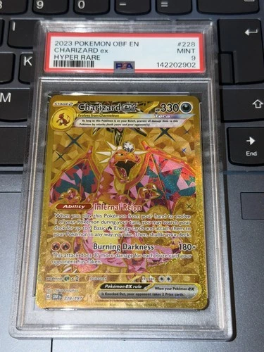 Pokémon TCG Charizard EX Obsidian Flames Card 228/197 PSA 9
