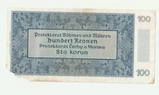 Bohemia & Moravia 100 Korun 1940