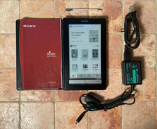Sony Reader Daily Edition PRS-900 7" E-Reader Black Bundle Stylus Cover Charger