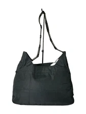 PRADA Triangle Logo Plate Plastic Chain One Shoulder Bag Nylon BLK B8361 From Ja