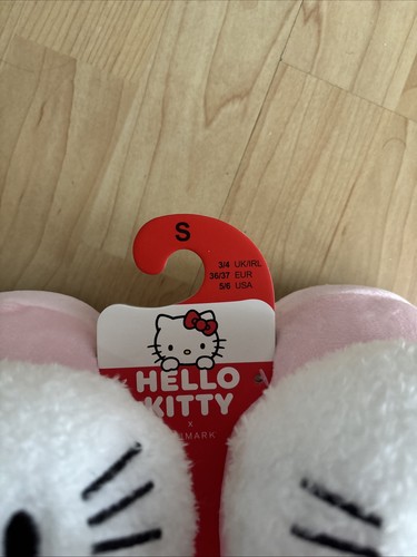 Zapatillas Hello Kitty Rosa Primark Talla 3/4 Nuevas Con Etiqueta - Imagen 5 de 8