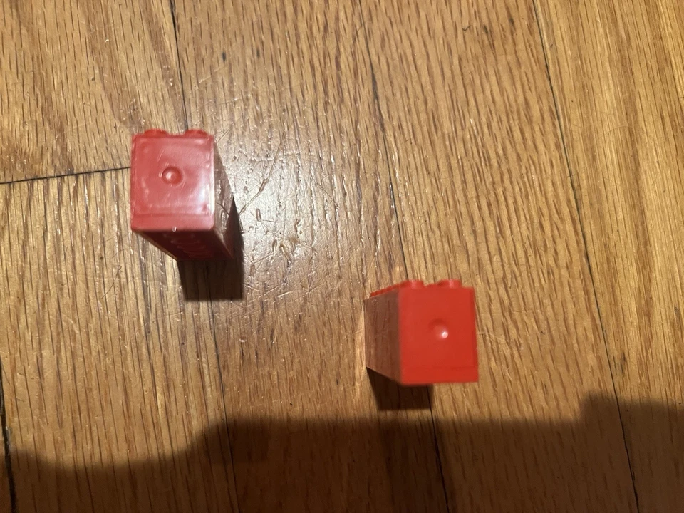 LEGO Piece #73090a RED 2 x 6 x 2 Weighted Brick | Lot Of 2 | - Image 4 of 4