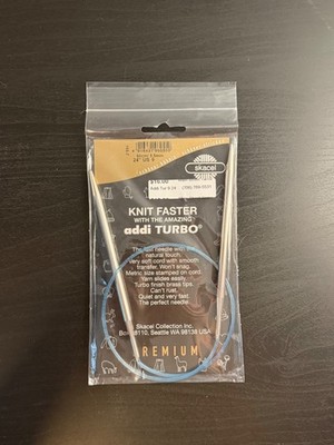 NEW addi TURBO circular knitting needles/US 9 24 /5.5mm 60 cm