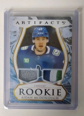 2023-24 Upper Deck Artifacts Aidan McDonough Rookie Tag Patch 1/5 #179