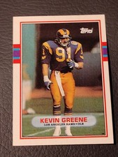 1989 Topps Football - #134 Kevin Greene - Los Angeles Rams 