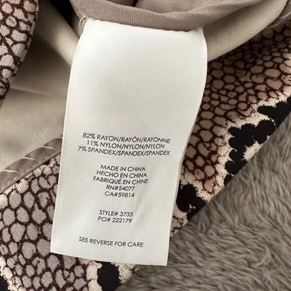 Cabi Python Double Breasted Blazer Jacket Women's… - image 7