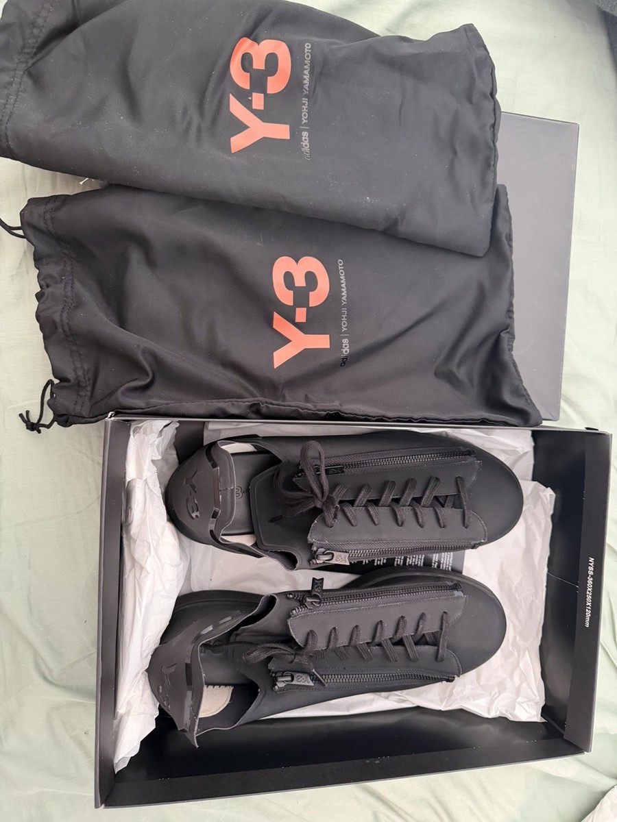 Size 10 - Y-3 Super Zip Core White for sale online | eBay