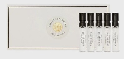 TORY BURCH Essence of Dreams Discovery Gift Set 5pc EDP Sample Spray Set