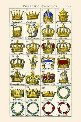 Foreign Crowns Hugh Clark Poster Print