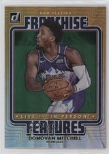 2020-21 Panini Donruss Franchise Features Green Flood Donovan Mitchell #29 1jy