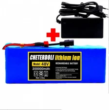 48V Ebike Battery Pack 200AH Li ion Battery for Electric Bike Motor with 20A BMS