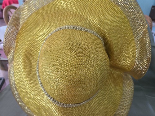 J.F.Y Collection New York USA Gold Hat Derby - Picture 10 of 13