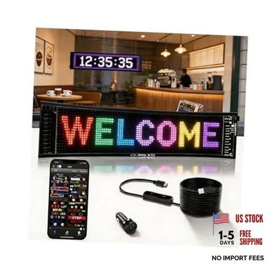 Multifunctional Bright 1PCS Programmable LED Car Sign for 1PCS-23in x 5in