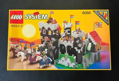 Vintage LEGO 6086 Dungeon Master's Castle (Black Knights) Complete