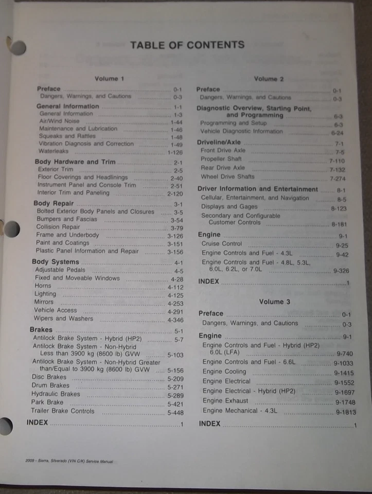 2009 GMC Chevy Sierra Denali Silverado Camión Servicio Reparación Taller Manual - Imagen 4 de 4