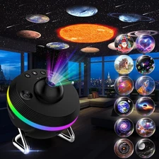 Star Projector, 13 in 1 HD Planetarium Galaxy Projector for Bedroom, Star Pro...