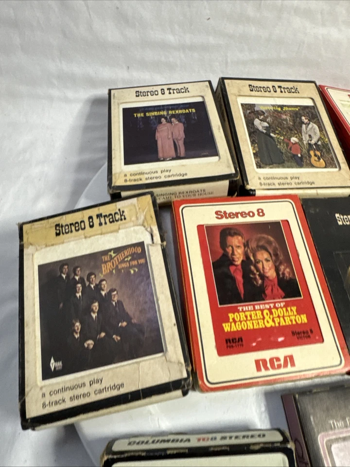8 Track Tape Untested Lot Of 10 ALL UNTESTED Sold As Is Foto 3 de 4