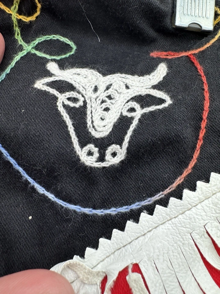 Vtg Halloween Walls of Texas Cowboy Sheriff Marshal 3T Western Costume Hat READ - Image 3 of 4