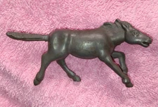 Marx 1952 60mm "Grey" Western Cowboy Bareback Running Welsh Mare  Solid VINYL