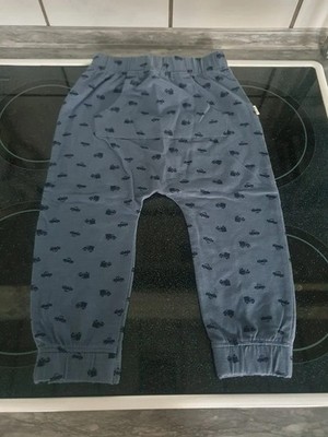 Dunkelblaue ''Autos'' Hose - Gr.86 - Topomini - NEU