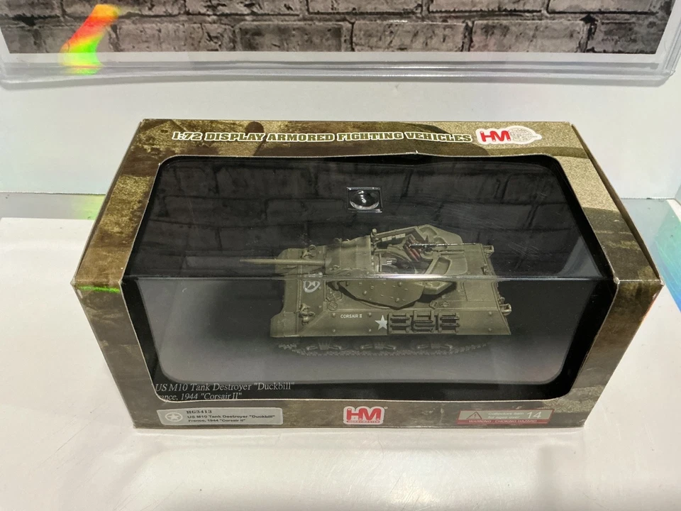 HOBBY MASTER 1/72 HG3413 US M10 TANK DESTROYER “DUCKBILL” - Image 3 of 3