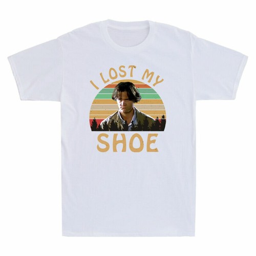 T-shirt Vintage Sam I Lost My Shoe – Motif Sunset Rétro, Coton Unisexe, Taille Régulière